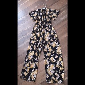 Long pant romper
